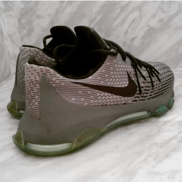 KD 8 Green Glow 2017 Nike 8 GS SZ 4Y Women's 5.5 Night Silver 768867-020 - Picture 5 of 7